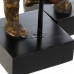 Decoratieve figuren DKD Home Decor 20 x 10 x 31 cm Gouden Aluminium Mangohout Balletdanseres Modern