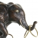 Figura Decorativa DKD Home Decor Metal Resina Elefante (31 x 13 x 41 cm)