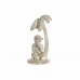 Dekoratívne postava DKD Home Decor 8424001749805 15 x 12 x 29 cm Biela Živica opica Tropické Čistenie