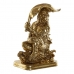 Okrasna Figura DKD Home Decor Zlat Resin Kolonialno Rastlinski list 16,5 x 10,6 x 22,5 cm