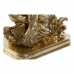 Statua Decorativa DKD Home Decor Dorato Resina Coloniale Foglia della pianta 16,5 x 10,6 x 22,5 cm