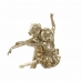 Figura Decorativa DKD Home Decor FZ-95015 18,5 x 11,2 x 29,5 cm Dourado Resina Colonial Macaco