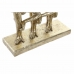 Figura Decorativa DKD Home Decor FZ-91957 Cinzento Dourado Resina Retangular Colonial Moderno Macaco 23 x 9,5 x 24 cm