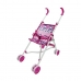 Kočík pre bábiky Reig Modrá Ružová Skladateľný 25,5 x 41,5 x 55,5 cm