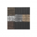 Decorazione da Parete DKD Home Decor Nero Dorato Glamour Moderno Legno MDF (91 x 3 x 91 cm)