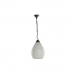 Suspension DKD Home Decor Verre Métal Blanc 25 W (22 x 22 x 33 cm)