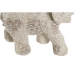 Dekorativ Figur DKD Home Decor 22,7 x 11 x 20,8 cm Elefant Beige Gyllen Kolonial (2 enheter)