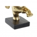 Figura Decorativa DKD Home Decor 19 x 14 x 20,5 cm Elefante Preto Dourado (2 Unidades)