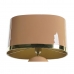 Bordlampe DKD Home Decor Rosa Gyllen Metall Jern 50 W (37 x 21 x 52 cm)