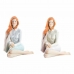 Figura Decorativa DKD Home Decor 15 x 18 x 19,5 cm Mujer Resina Romántico (2 pcs)