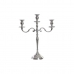 Candelabru DKD Home Decor Argintiu Aluminiu (34 x 12 x 41 cm) (3 Piese)