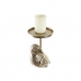 Candelabro DKD Home Decor Champanhe Alumínio Papagaio (21 x 21 x 72 cm)