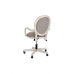 Cadeira de Escritório DKD Home Decor Branco Cinzento claro 52 x 50 x 88 cm