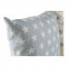 Cojín DKD Home Decor Azul 60 x 10 x 60 cm Estrellas Blanco (2 Unidades)