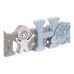 Ukrasna figura DKD Home Decor Astro Monkey Prirodno 29,5 x 3 x 9 cm (2 kom.)