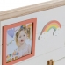 Cadre Photos avec Pinces DKD Home Decor Bois MDF Enfant Arc-en-ciel 42 x 2 x 32 cm (2 Unités)