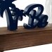 Figurine Décorative DKD Home Decor Beach LED Vert Blue marine méditerranéen 34 x 8 x 16 cm (2 Unités)
