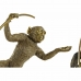 Decorative Figure DKD Home Decor 33 x 25 x 48 cm Black Golden Monkey Modern (2 Units)