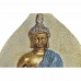 Koristehahmo DKD Home Decor Sininen Punainen Oranssi Kullattu Buddha Itämainen 15,5 x 5 x 20,7 cm (3 Kappaletta)