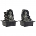 Vrtna fontana DKD Home Decor 21 x 17,5 x 25 cm Buda Resin Orientalsko (2 kosov)