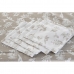 Placemat en servetten DKD Home Decor 9 Onderdelen 2 Stuks 150 x 250 x 0,5 cm Beige Roze Wit Groen Lichtbruin