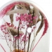 Dekoratīvās figūriņas DKD Home Decor Stikls Цветы Koks MDF (17 x 17 x 26 cm)
