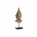 Koristehahmo DKD Home Decor Ruskea Kullattu Buddha Itämainen 15 x 7 x 38 cm