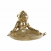 Figura Decorativa DKD Home Decor Dourado Colonial Folha de planta 23 x 20,4 x 14,8 cm