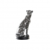 Figurine Décorative DKD Home Decor Argenté Léopard Résine (19,5 x 16 x 31,5 cm)