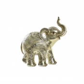 Decorative Figure DKD Home Decor Beige Golden Elephant Colonial 25