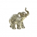 Figura Decorativa DKD Home Decor 24 x 10 x 24 cm Elefante Dorado Colonial