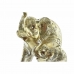 Dekorativ Figur DKD Home Decor Gyllen Elefant Kolonial 17 x 11 x 15 cm