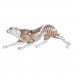 Dekorativ Figur DKD Home Decor Hvit Flerfarget Oransje Hvit/Oransje Leopard Kolonial 30 x 40 cm 37 x 10 x 13 cm