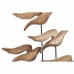 Dekoracja DKD Home Decor Aluminium Drewno akacjowe Ptaki (27 x 9,5 x 33 cm)