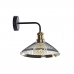 Lampă de Perete DKD Home Decor Negru Auriu* Metal 220 V 50 W (27 x 28 x 28 cm)