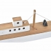 Figura Decorativa DKD Home Decor 59 x 6 x 16 cm Branco Barco