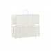 Porte-revues DKD Home Decor Naturel Métal Blanc osier (36,5 x 15 x 41 cm)