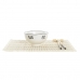 Sushi-set DKD Home Decor Bamboe Keramiek Wit Orientaals 14,5 x 14,5 x 31 cm (16 Onderdelen)