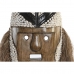 Dekorativ figur DKD Home Decor Natur Hvid Muslinger Maske (30 x 10 x 60 cm)