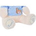 Oso de Peluche DKD Home Decor Beige Azul Rosa Infantil Oso 25 x 25 x 50 cm (2 Unidades)