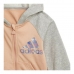 Joggingpak voor kinderen Adidas Full-Zip Blush Zalm