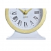 Zegar stołowy DKD Home Decor Valge Must Kristall Raud 12 x 6 x 13 cm (2 Ühikut)