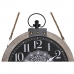 Zegar stołowy DKD Home Decor 40 x 6,5 x 46 cm Must Valge Raud Mandala Puit MDF (2 Ühikut)