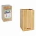 Pot for Kitchen Utensils Quttin Bamboo 10,5 x 10,5 x 18 cm