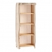 Shelves Beige Wood Cloth (30 x 113 x 42 cm)