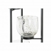 Ljusstakar DKD Home Decor Glas Svart Transparent 18 x 18 x 76 cm Järn