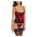 Corset Seven Til Midnight 9637 Noir/Rouge (L - EU 42-44)