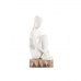 Decoratieve figuren DKD Home Decor Vrouw Bruin Wit (2 Stuks)