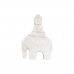 Decoratieve figuren DKD Home Decor Verouderde afwerking Olifant Wit Orientaals Magnesium (40 x 23 x 56 cm)