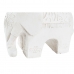 Decoratieve figuren DKD Home Decor Verouderde afwerking Olifant Wit Orientaals Magnesium (40 x 23 x 56 cm)